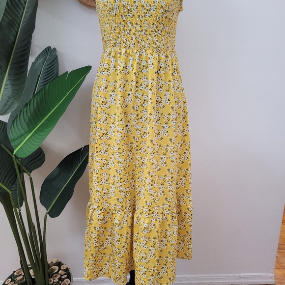 Floral dress for women/one shoulder Sleeveless- M - Picture 7 of 7